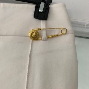VERSACE White dressy pants Size 36 Small